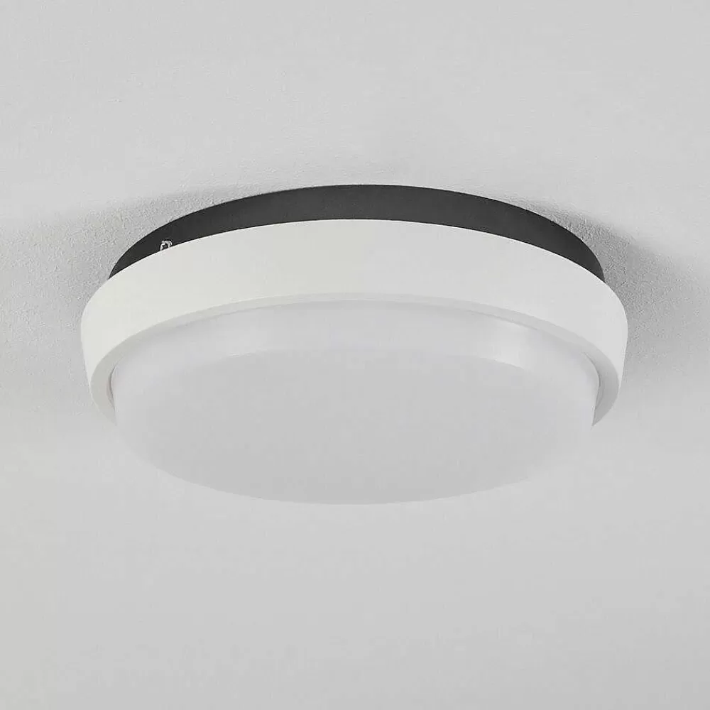 hofstein Plafonnier Exterieur Centinela Led Anthracite, Blanc, 1 Lumiere