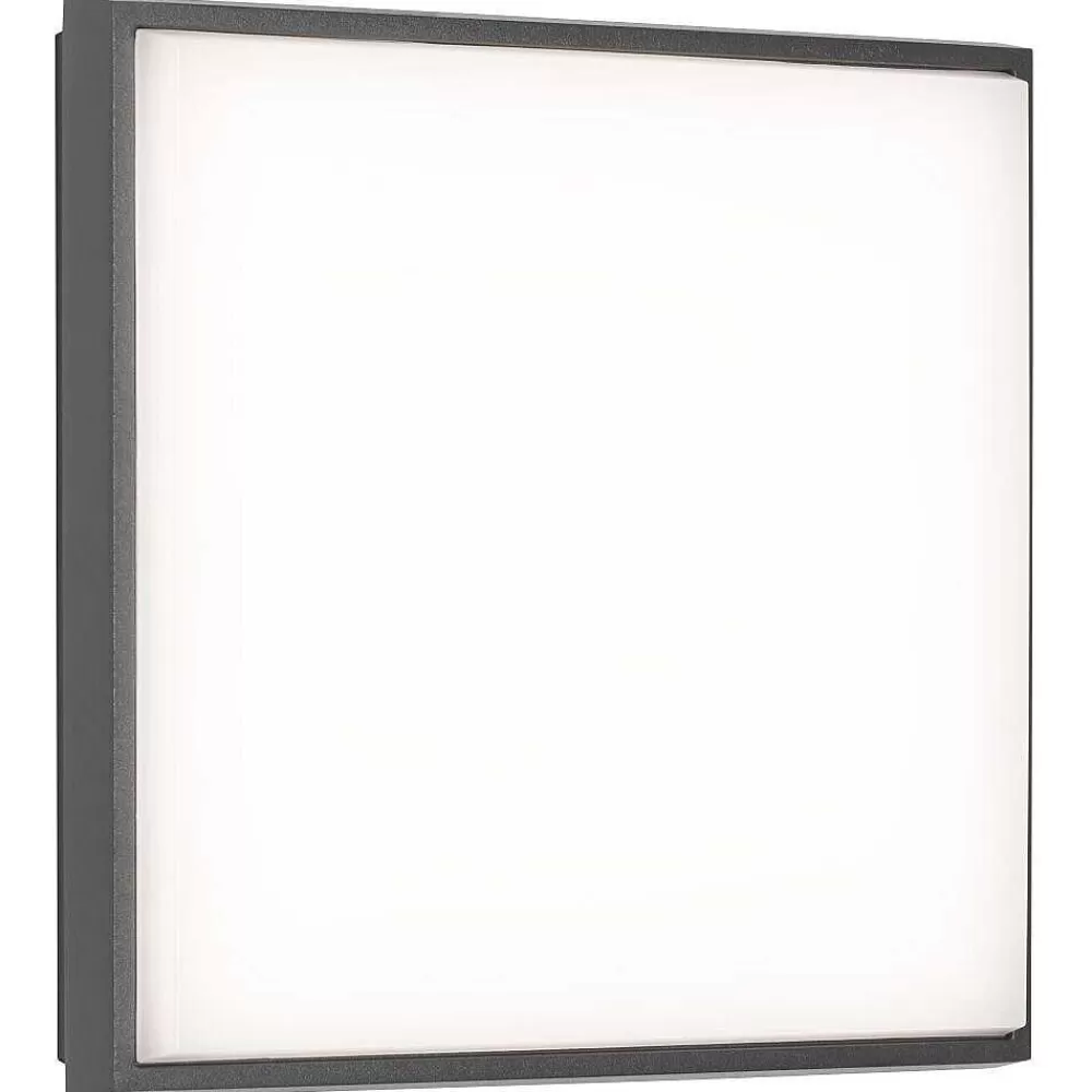 Luminaires LCD Plafonnier Exterieur Lcd Typ 5060 Led Noir, 1 Lumiere