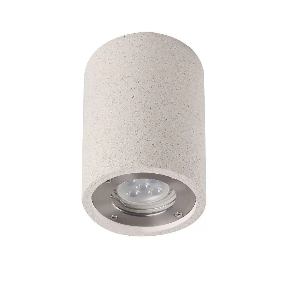 Luminaires Mantra Plafonnier Exterieur Mantra Levi Blanc, 1 Lumiere