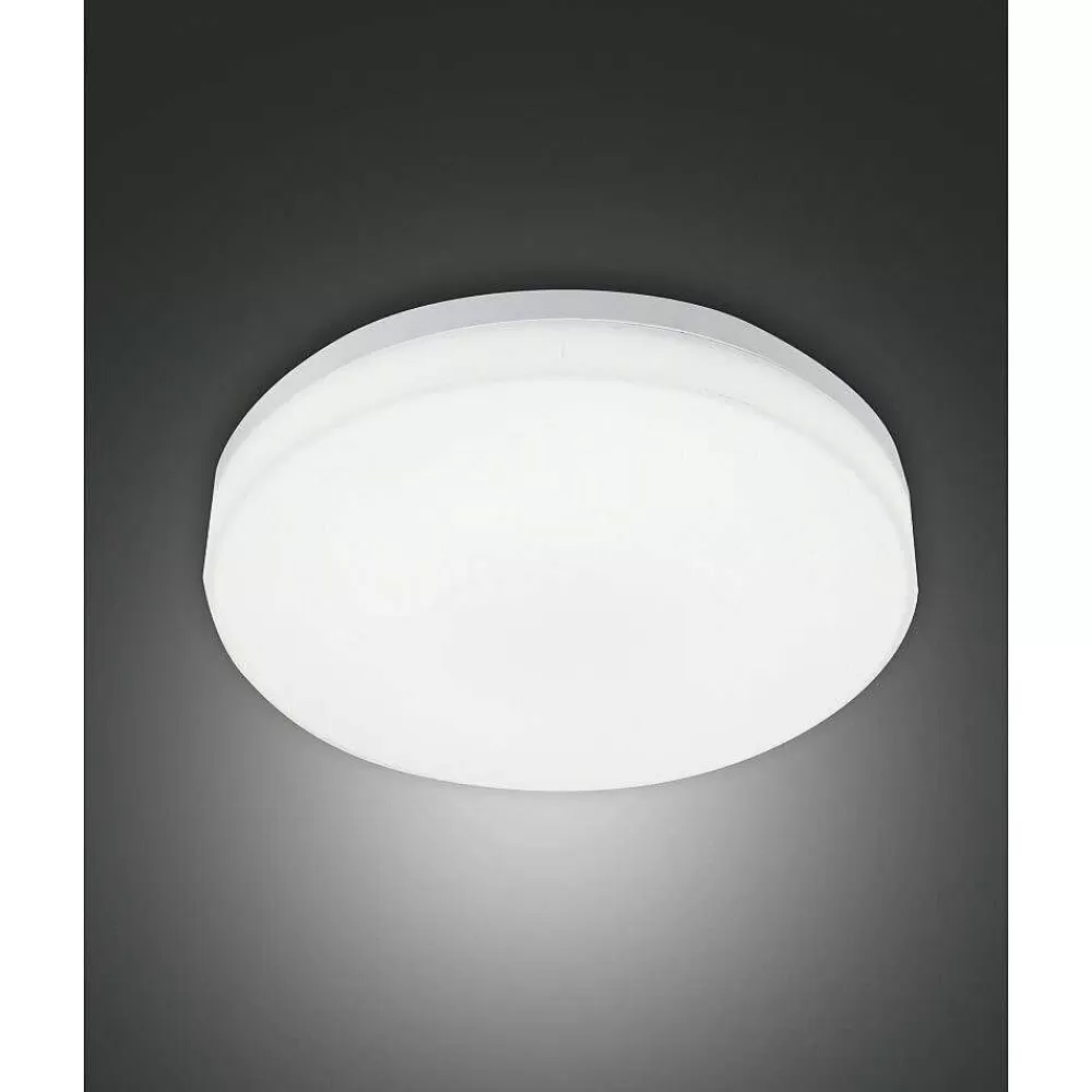 Luminaires Fabas Luce Plafonnier Fabas Luce Trigo Blanc, 1 Lumiere