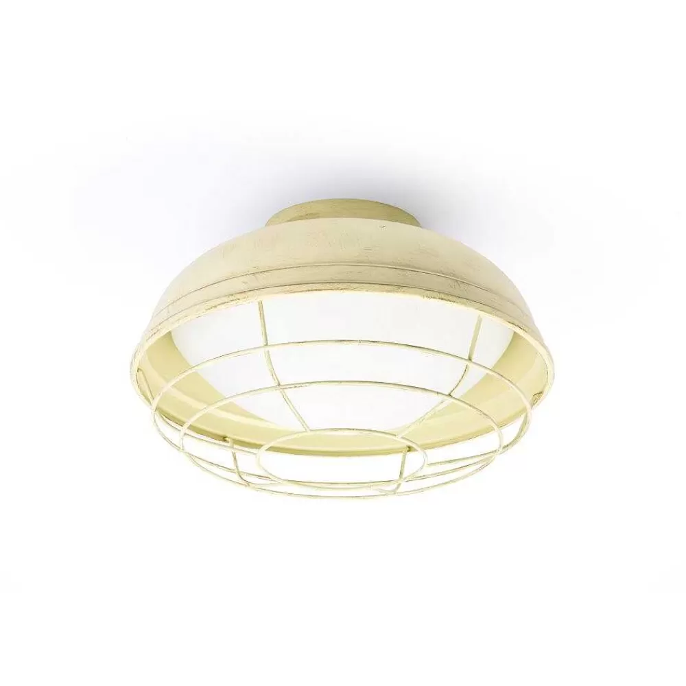 Luminaires Faro Barcelona Plafonnier Faro Barcelona Helmet Blanc, 2 Lumieres