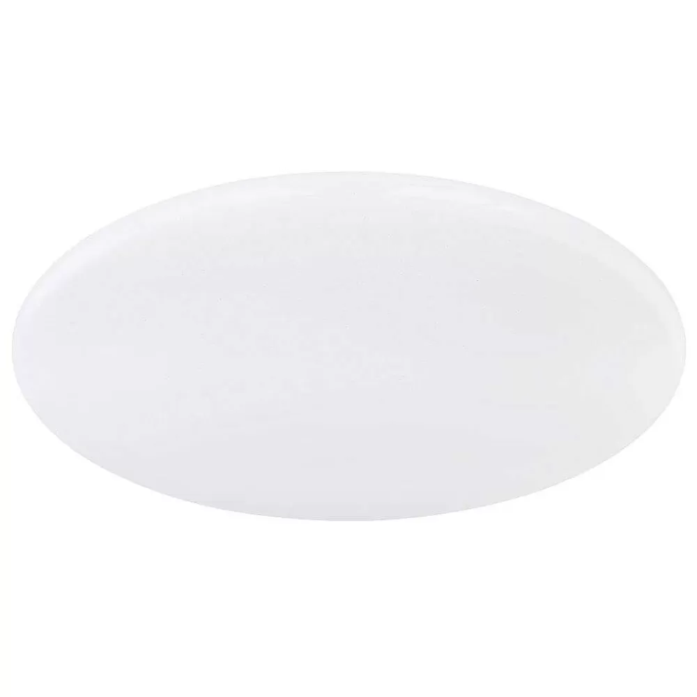 Luminaires Globo Lighting Plafonnier Globo Rena Led Blanc, 1 Lumiere, Telecommandes, Changeur De Couleurs