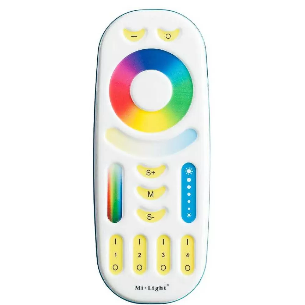 Luminaires Globo Lighting Plafonnier Globo Rosi Led Blanc, 1 Lumiere, Telecommandes, Changeur De Couleurs