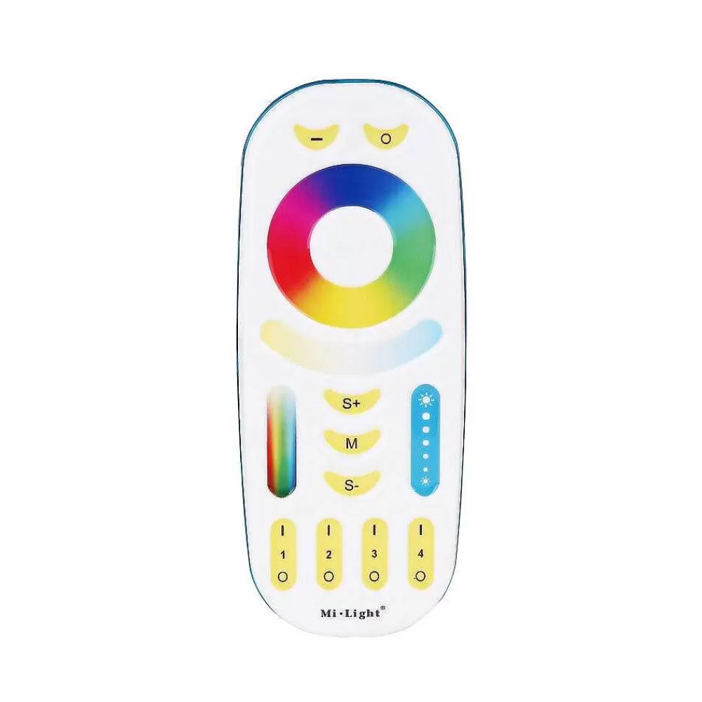Luminaires Globo Lighting Plafonnier Globo Rosi Led Blanc, 1 Lumiere, Telecommandes, Changeur De Couleurs