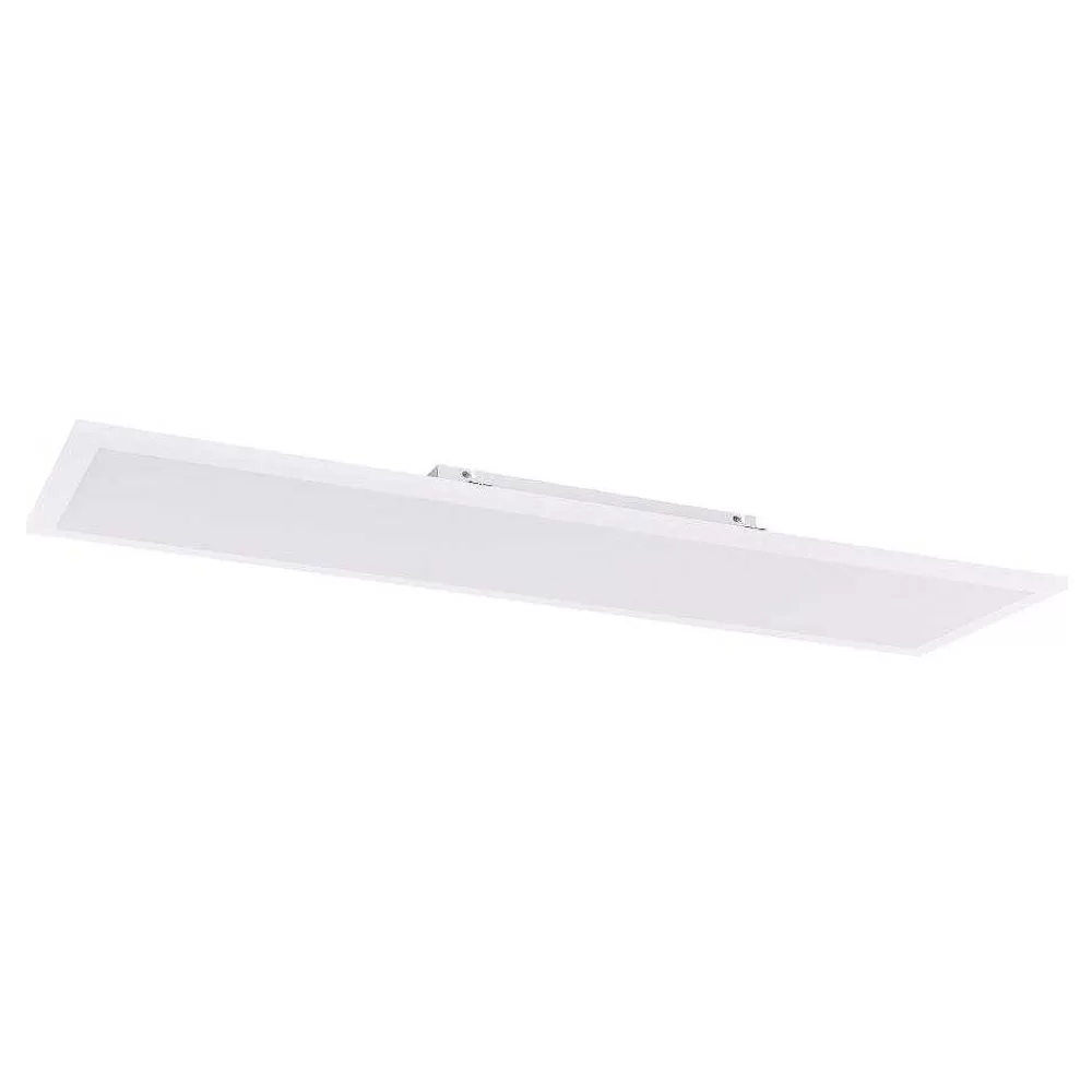 Luminaires Globo Lighting Plafonnier Globo Rosi Led Blanc, 1 Lumiere, Telecommandes, Changeur De Couleurs