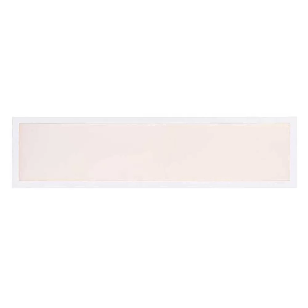 Luminaires Globo Lighting Plafonnier Globo Rosi Led Blanc, 1 Lumiere, Telecommandes, Changeur De Couleurs