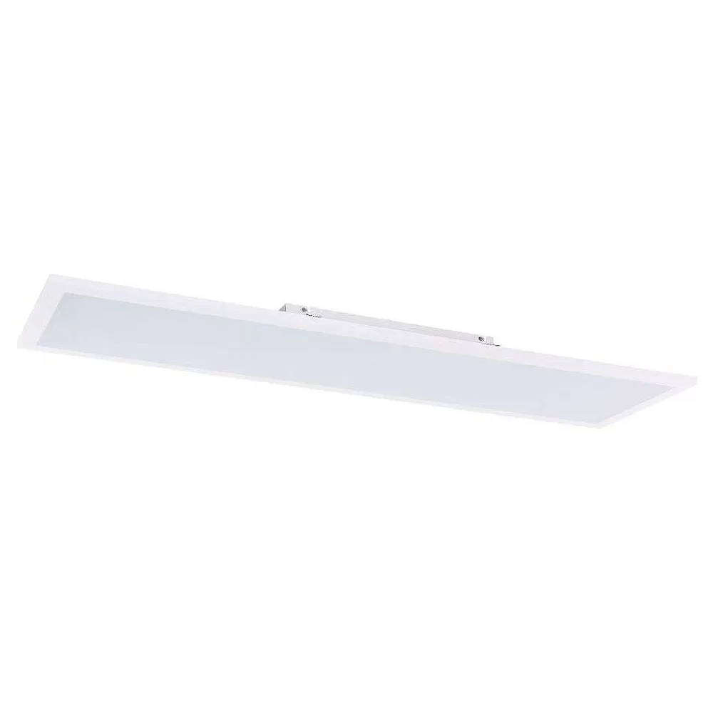 Luminaires Globo Lighting Plafonnier Globo Rosi Led Blanc, 1 Lumiere, Telecommandes, Changeur De Couleurs