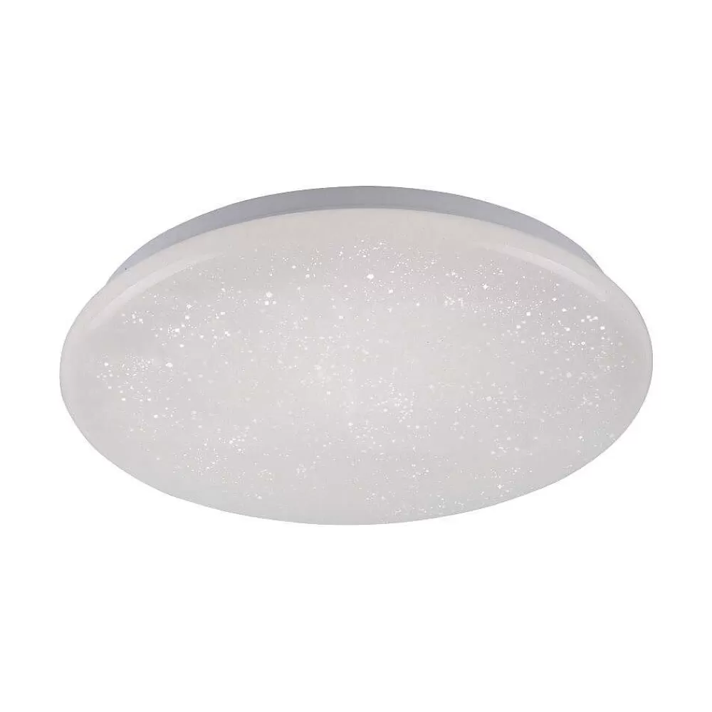 Luminaires Leuchten Direkt Plafonnier Leuchten Direkt Skyler Led Blanc, 1 Lumiere, Detecteur De Mouvement