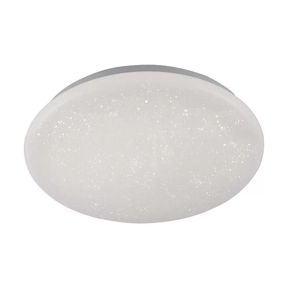 Luminaires Leuchten Direkt Plafonnier Leuchten Direkt Skyler Led Blanc, 1 Lumiere, Detecteur De Mouvement