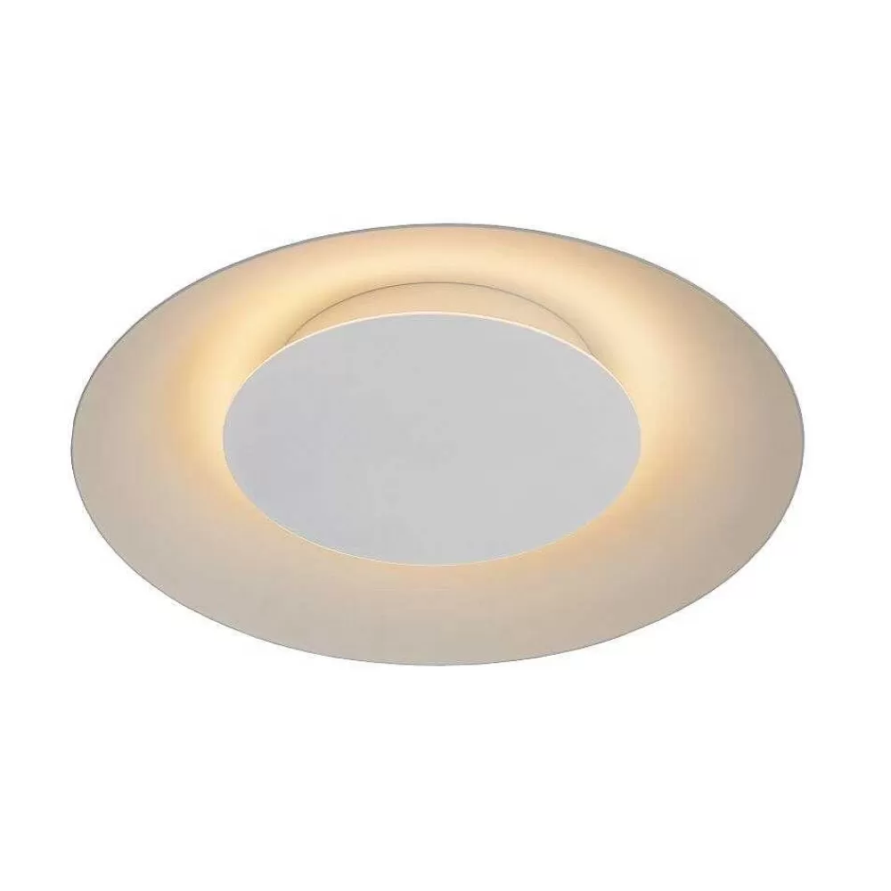 Luminaires Lucide Plafonnier Lucide Foskal Led Blanc, 1 Lumiere