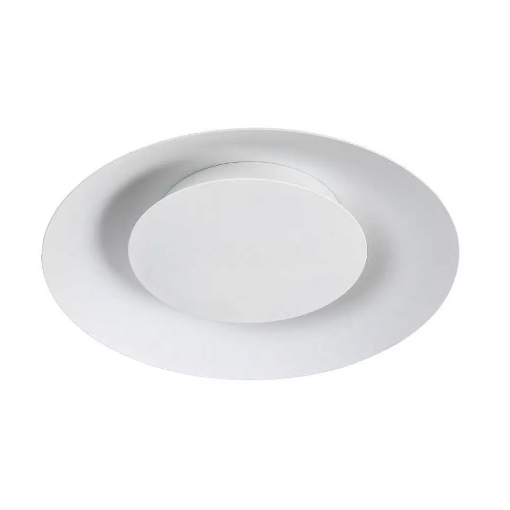 Luminaires Lucide Plafonnier Lucide Foskal Led Blanc, 1 Lumiere