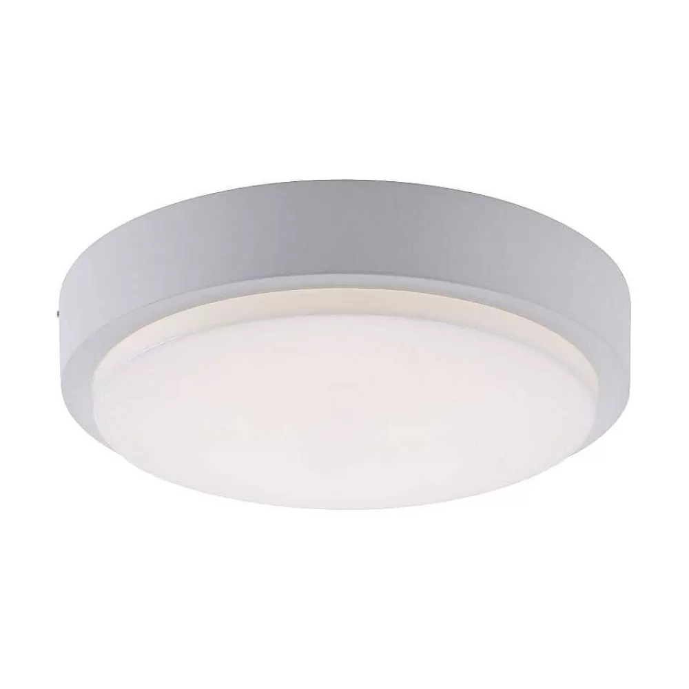 Paul Neuhaus Q-Serie Plafonnier Paul Neuhaus Q-Lenny Led Blanc, 1 Lumiere, Telecommandes, Changeur De Couleurs