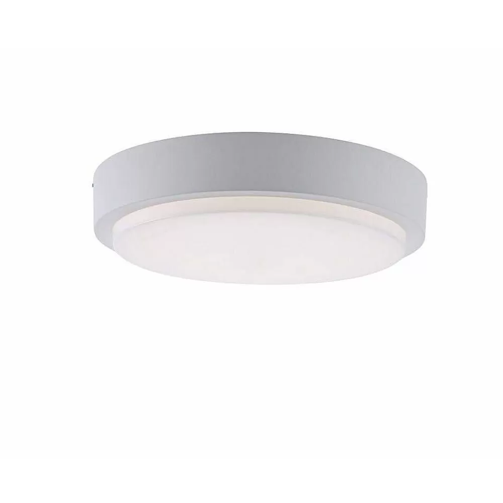 Paul Neuhaus Q-Serie Plafonnier Paul Neuhaus Q-Lenny Led Blanc, 1 Lumiere, Telecommandes, Changeur De Couleurs