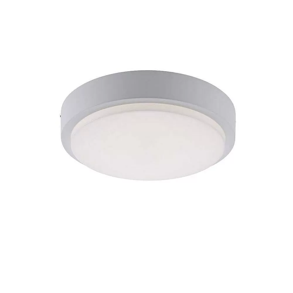 Paul Neuhaus Q-Serie Plafonnier Paul Neuhaus Q-Lenny Led Blanc, 1 Lumiere, Telecommandes, Changeur De Couleurs