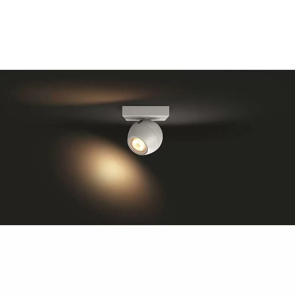 Luminaires Philips Plafonnier Philips Hue Buckram Led Blanc, 1 Lumiere