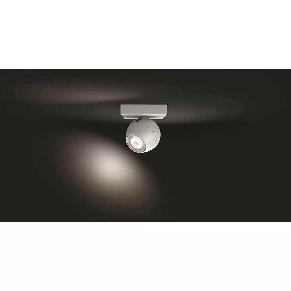 Luminaires Philips Plafonnier Philips Hue Buckram Led Blanc, 1 Lumiere