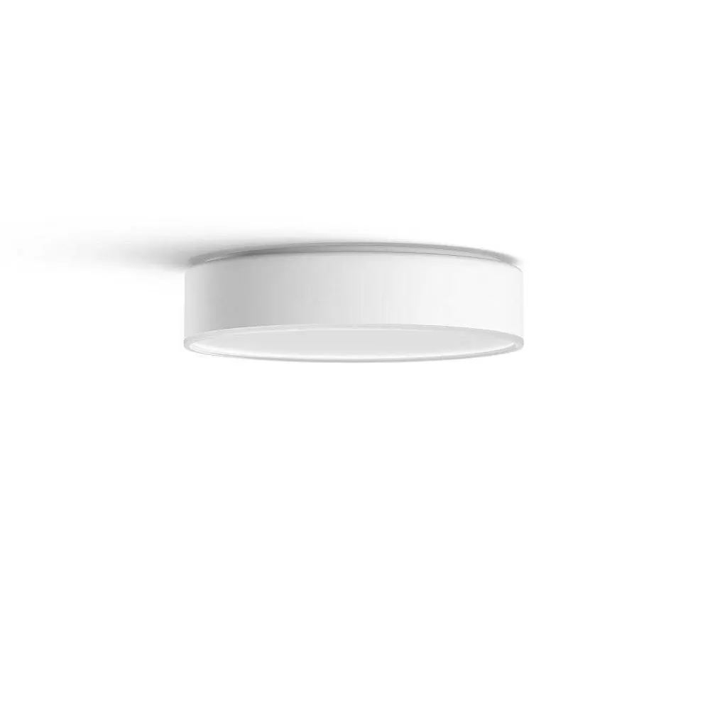 Luminaires Philips Plafonnier Philips Hue Enrave Led Blanc, 1 Lumiere, Telecommandes