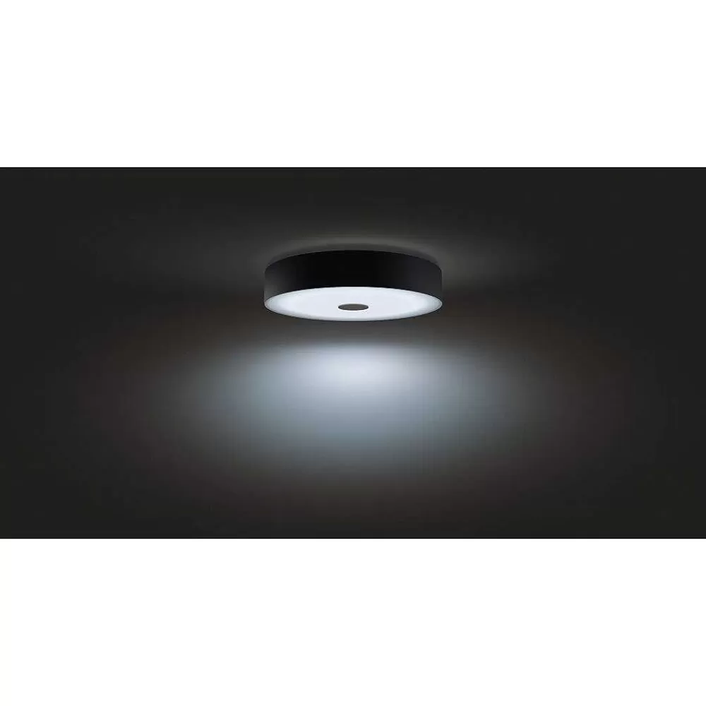 Luminaires Philips Plafonnier Philips Hue Fair Led Noir, 1 Lumiere, Telecommandes