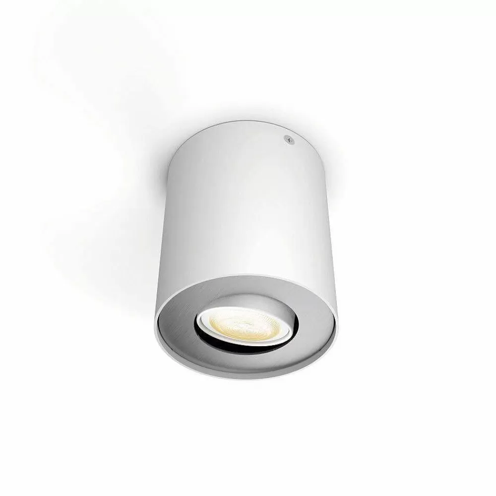 Luminaires Philips Plafonnier Philips Hue Pillar Led Blanc, 1 Lumiere, Telecommandes