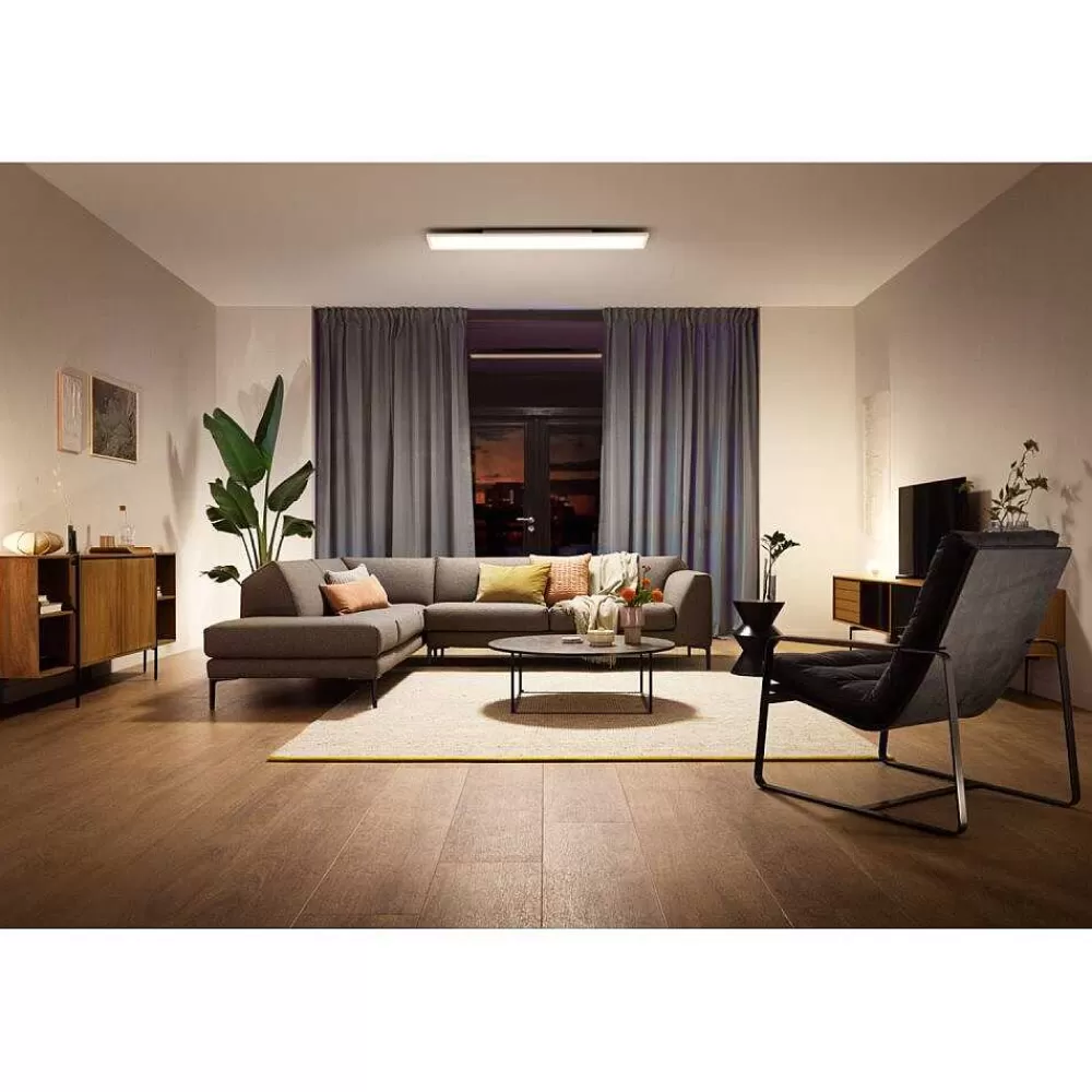 Luminaires Philips Plafonnier Philips Hue White Ambiance Aurelle Led Blanc, 1 Lumiere