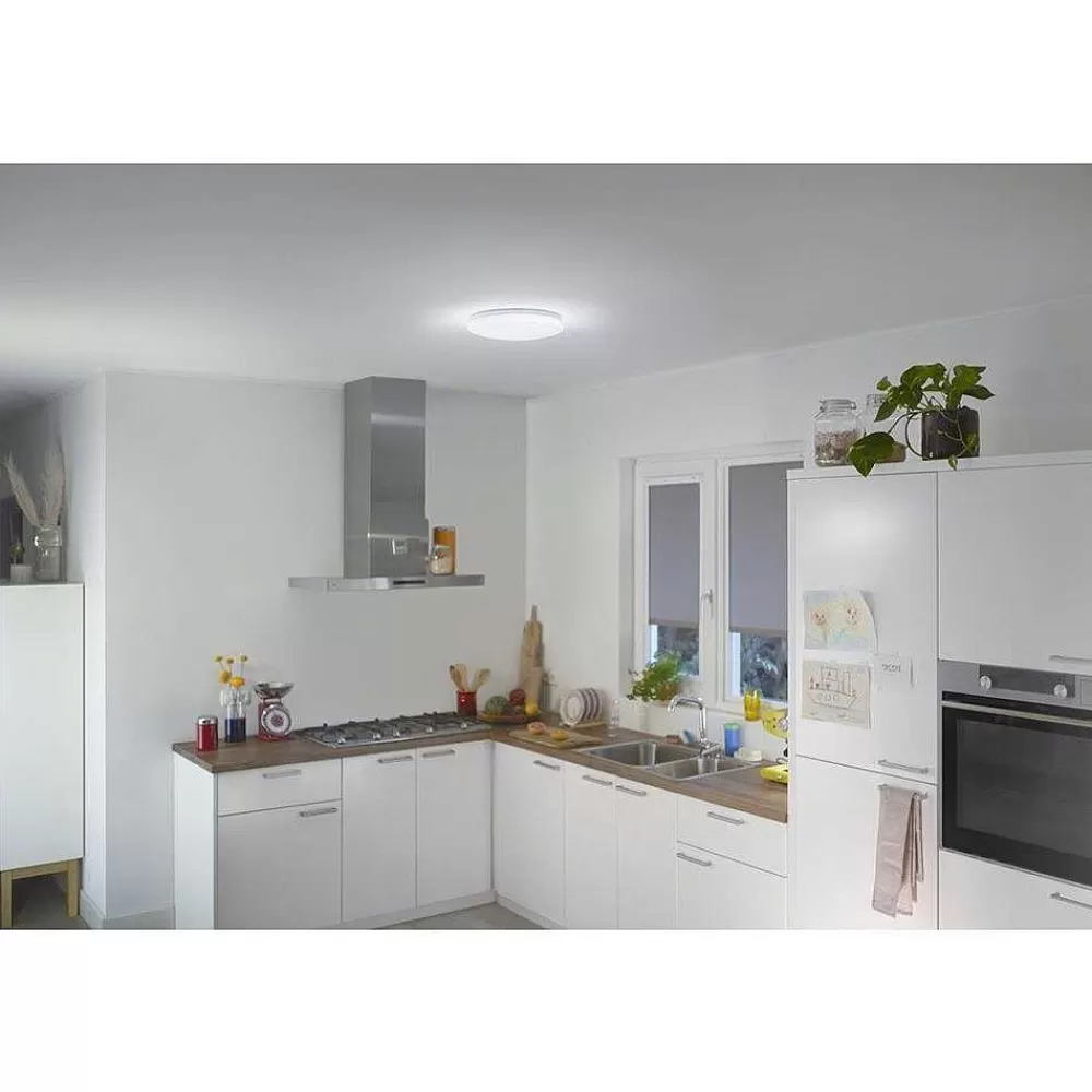 Luminaires Philips Plafonnier Philips Wiz Adria Led Blanc, 1 Lumiere