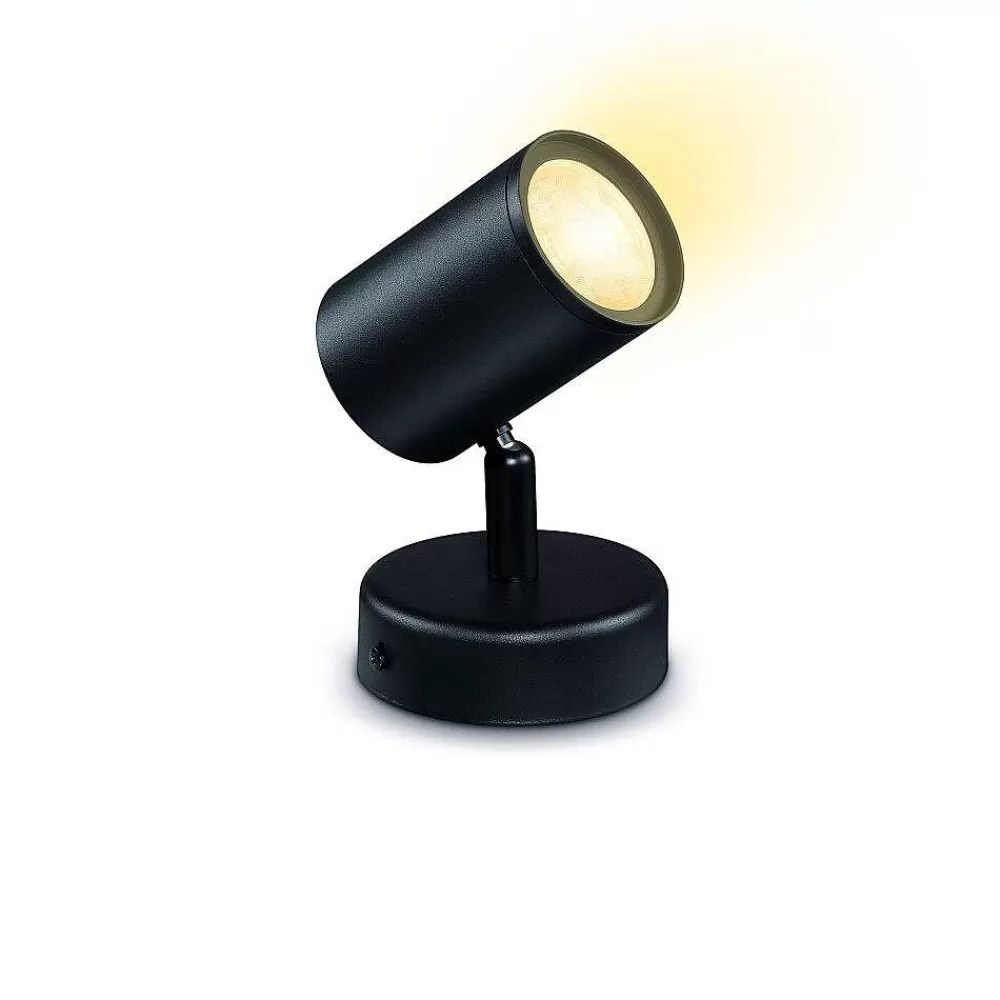 Luminaires Philips Plafonnier Philips Wiz Imageo Led Noir, 1 Lumiere