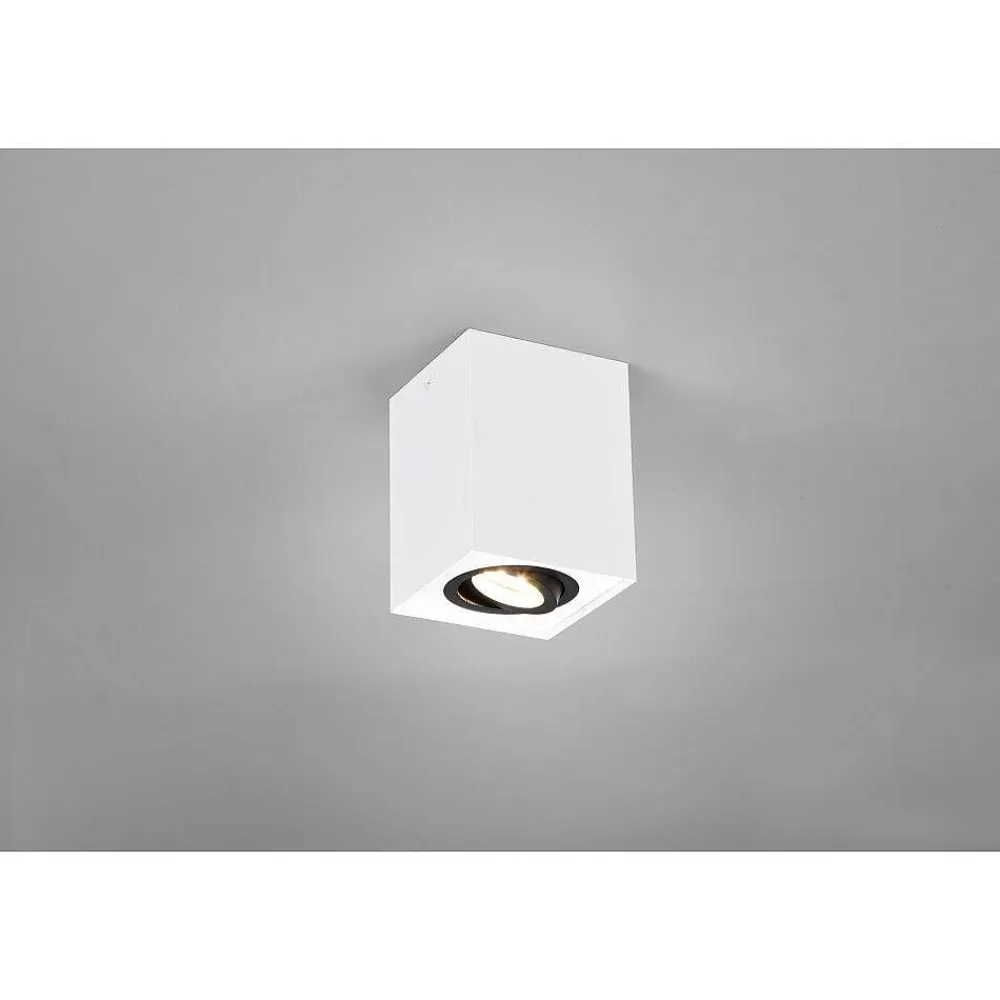 Luminaires Trio Plafonnier Trio Cookie Noir, Blanc, 1 Lumiere