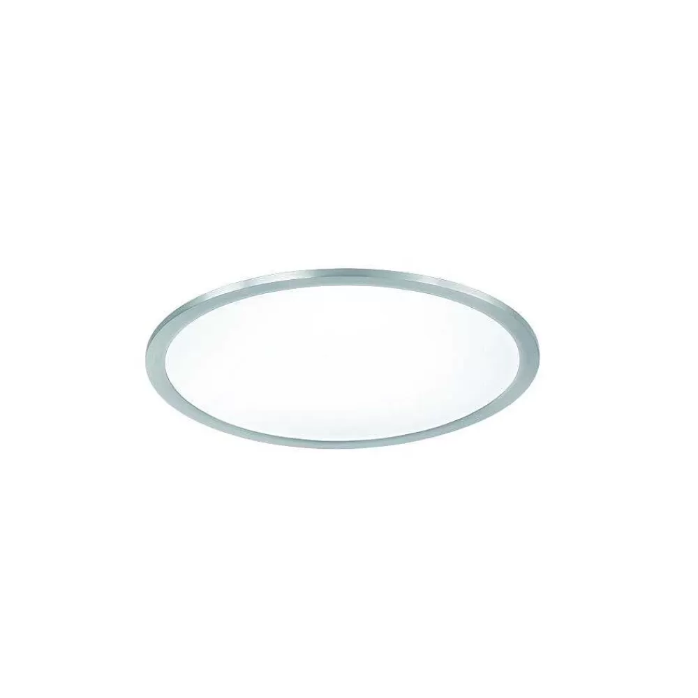 Luminaires Trio Plafonnier Trio Griffin Led Nickel Mat, 3 Lumieres