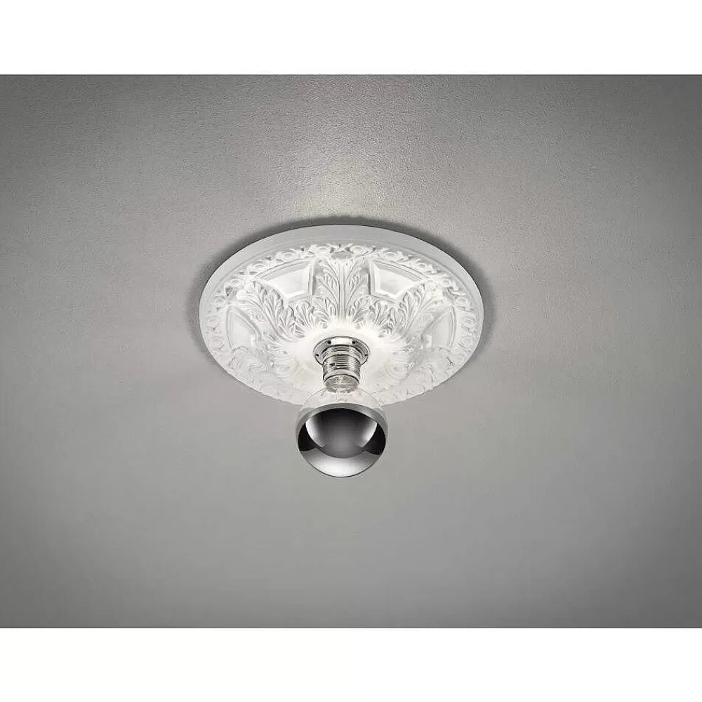 Luminaires Trio Plafonnier Trio Leuchten Lilly Blanc, 1 Lumiere