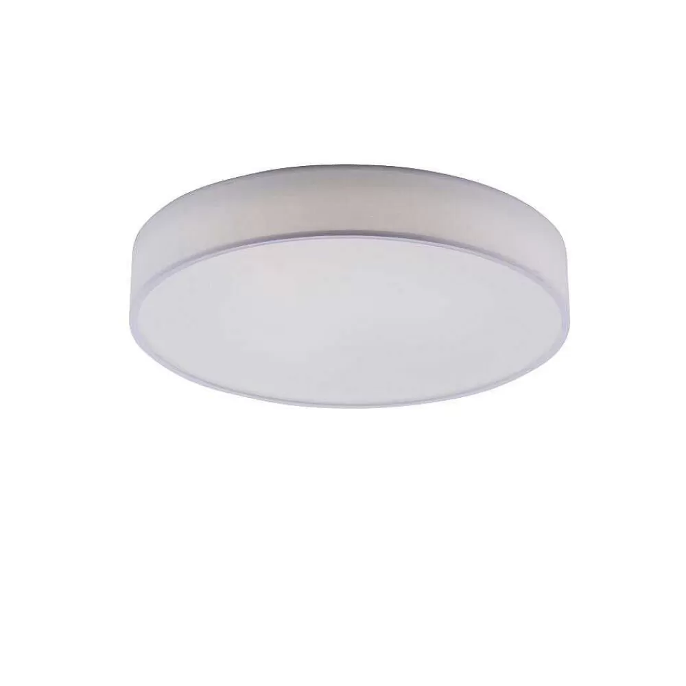 Luminaires Trio Plafonnier Trio Leuchten Wiz Diamo Led Blanc, 1 Lumiere, Telecommandes, Changeur De Couleurs