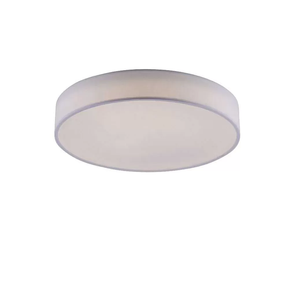 Luminaires Trio Plafonnier Trio Leuchten Wiz Diamo Led Blanc, 1 Lumiere, Telecommandes, Changeur De Couleurs