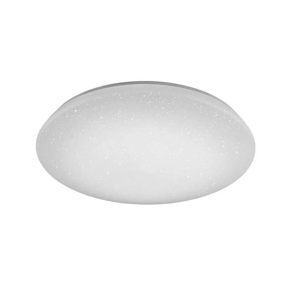 Luminaires Trio Plafonnier Trio Leuchten Wiz Nalida Led Blanc, 1 Lumiere, Telecommandes, Changeur De Couleurs