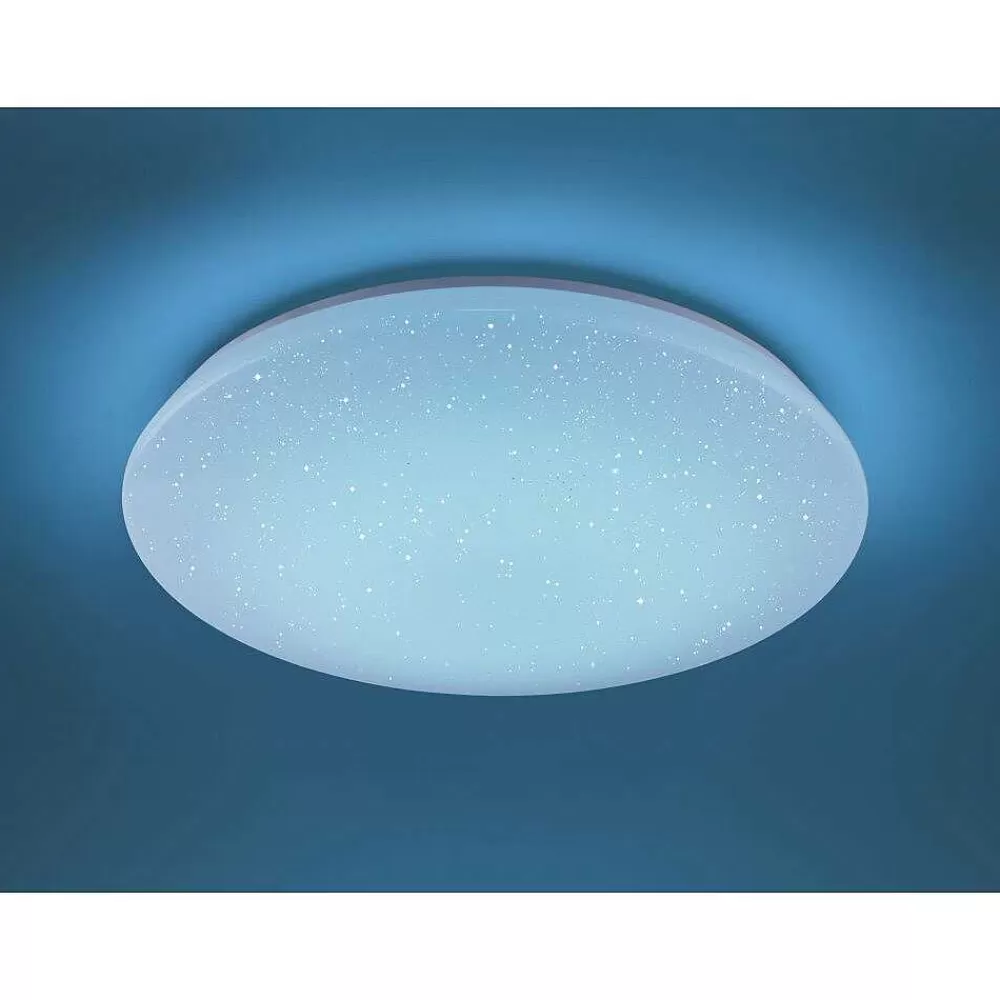 Luminaires Trio Plafonnier Trio Leuchten Wiz Nalida Led Blanc, 1 Lumiere, Telecommandes, Changeur De Couleurs