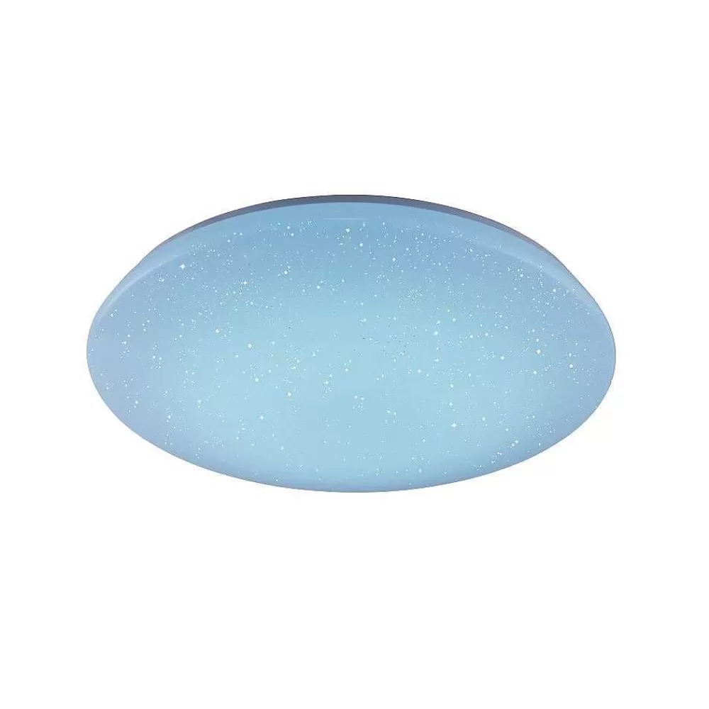 Luminaires Trio Plafonnier Trio Leuchten Wiz Nalida Led Blanc, 1 Lumiere, Telecommandes, Changeur De Couleurs
