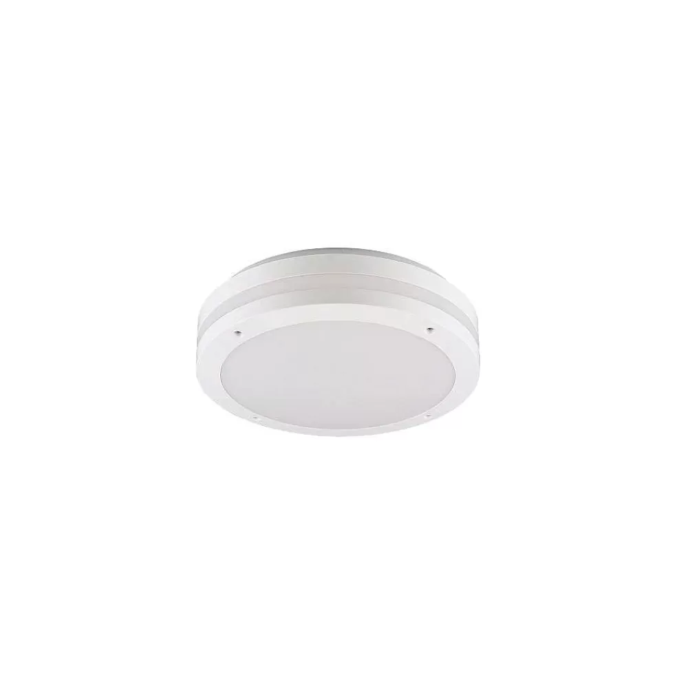 Luminaires Trio Plafonnier Trio Piave Led Blanc, 1 Lumiere, Detecteur De Mouvement