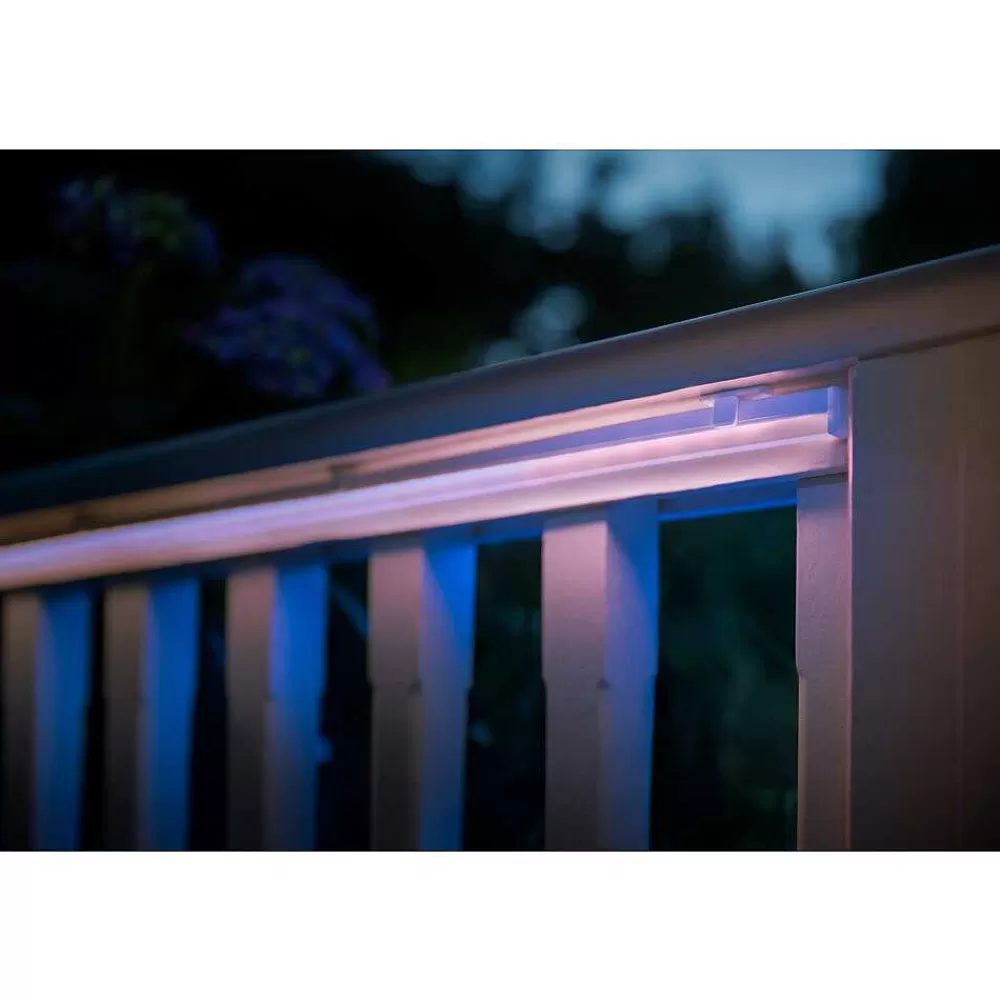 Luminaires Philips Ruban Lumineux Exterieur Philips Hue Ambiance White & Color Led Blanc, 1 Lumiere