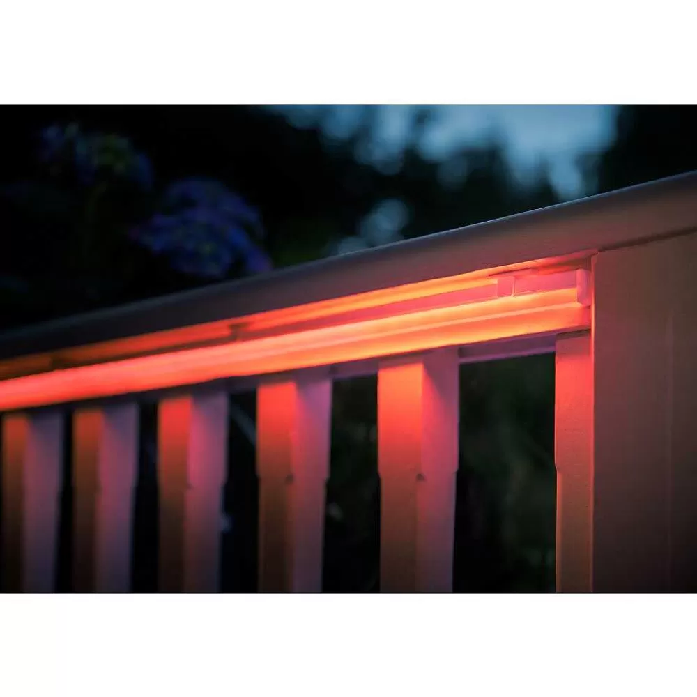 Luminaires Philips Ruban Lumineux Exterieur Philips Hue Ambiance White & Color Led Blanc, 1 Lumiere