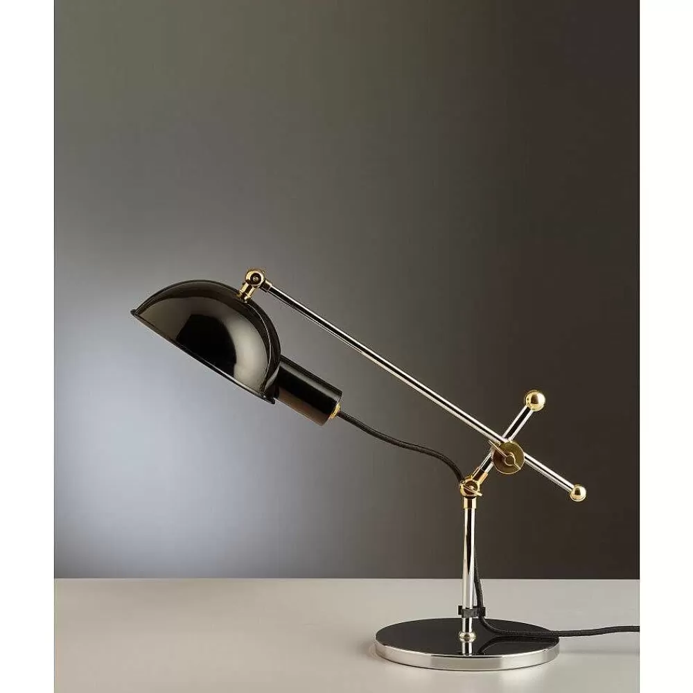 Luminaires Tecnolumen Sf 27 Tecnolumen Lampes De Table Chrome, Laiton, 1 Lumiere