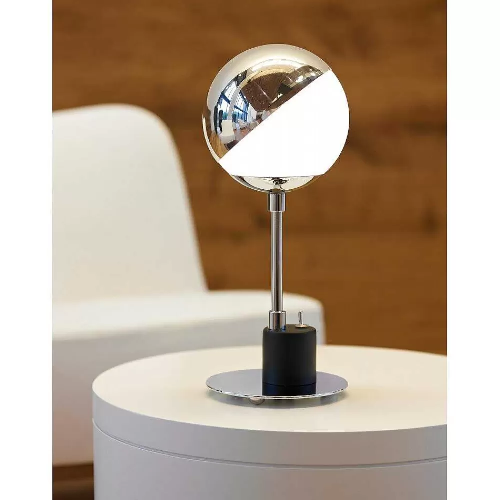 Luminaires Tecnolumen Sf 28 Tecnolumen Lampe A Poser Chrome, Noir, 1 Lumiere