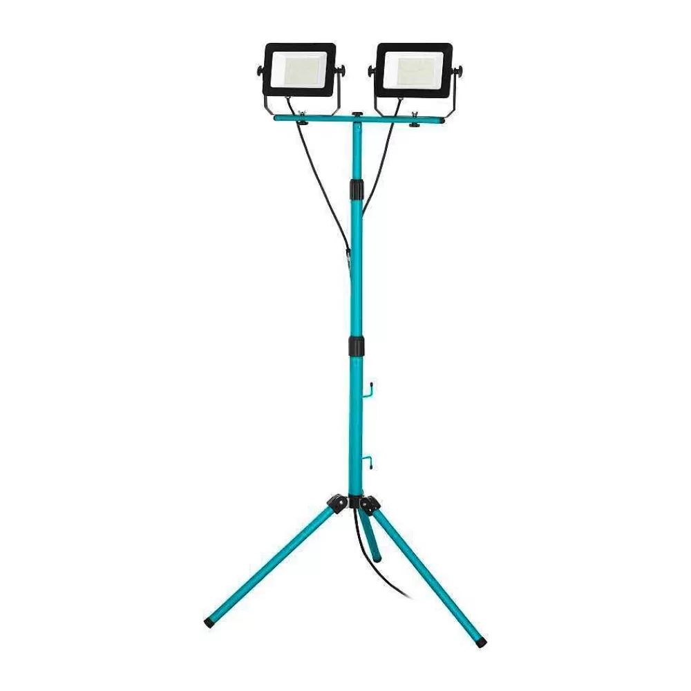 Luminaires Eglo Spot De Jardin Eglo Outdoor Led Bleu, Noir, 2 Lumieres