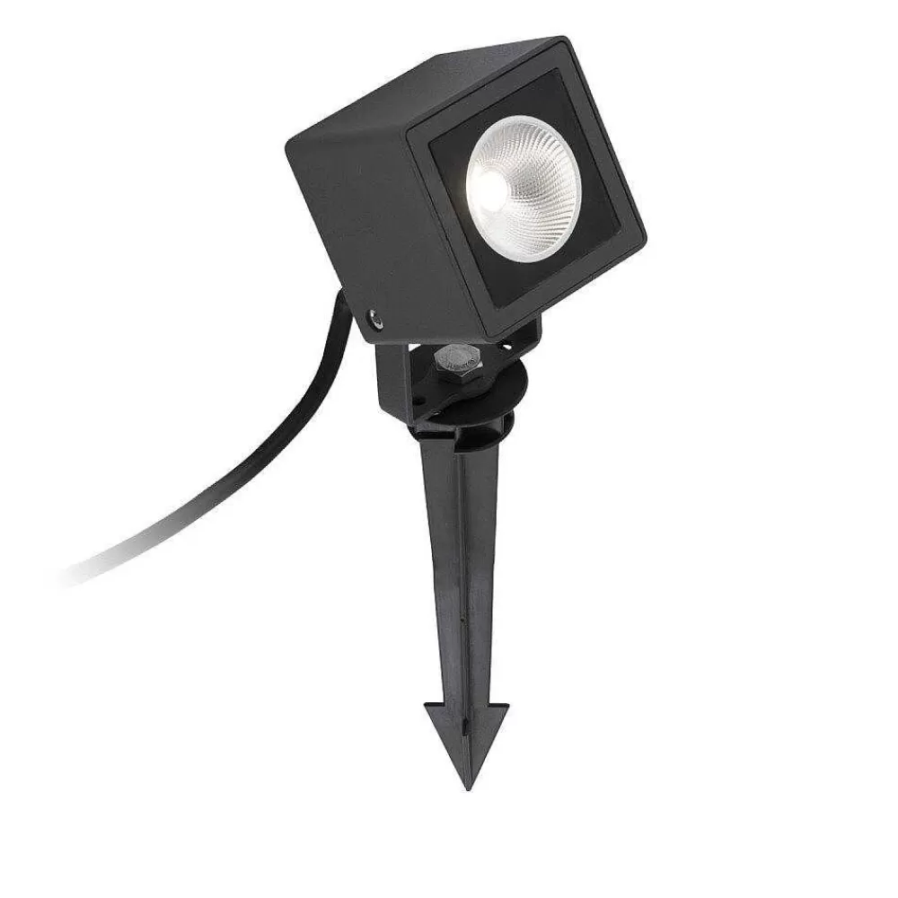 Luminaires Faro Barcelona Spot De Jardin Faro Sobek Led Noir, 1 Lumiere