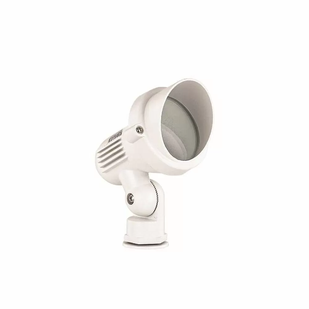 Luminaires Ideallux Spot De Jardin Ideal Lux Terra Blanc, 1 Lumiere