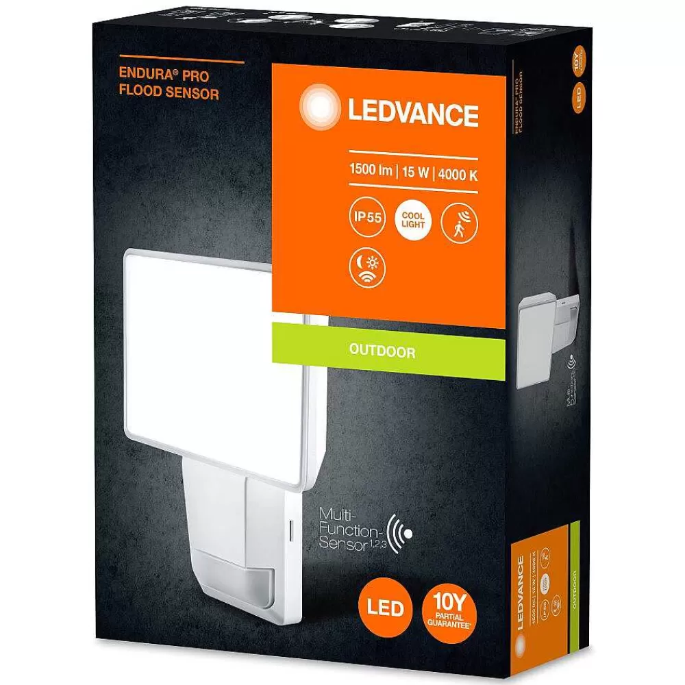 Luminaires Ledvance Spot De Jardin Ledvance Endura® Blanc, 1 Lumiere, Detecteur De Mouvement