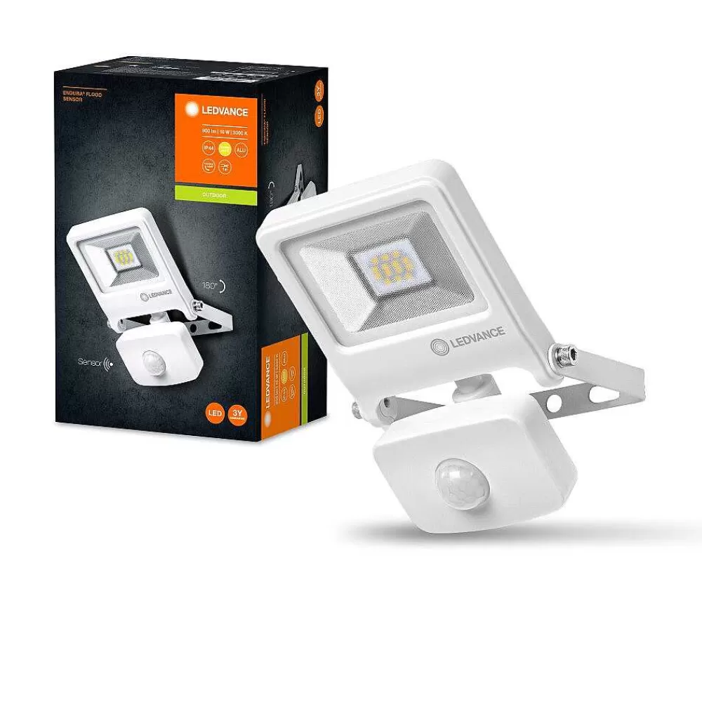 Luminaires Ledvance Spot De Jardin Ledvance Endura® Blanc, 1 Lumiere, Detecteur De Mouvement