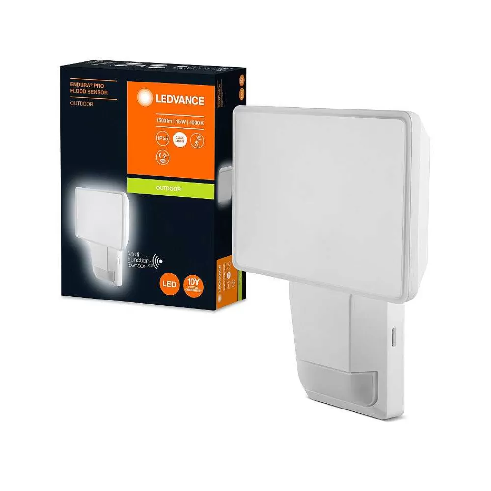 Luminaires Ledvance Spot De Jardin Ledvance Endura® Blanc, 1 Lumiere, Detecteur De Mouvement
