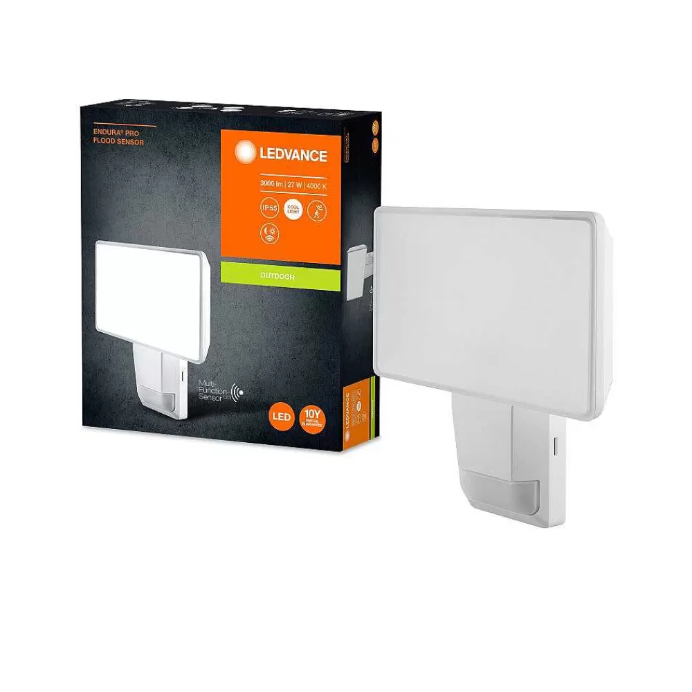 Luminaires Ledvance Spot De Jardin Ledvance Endura® Blanc, 1 Lumiere, Detecteur De Mouvement