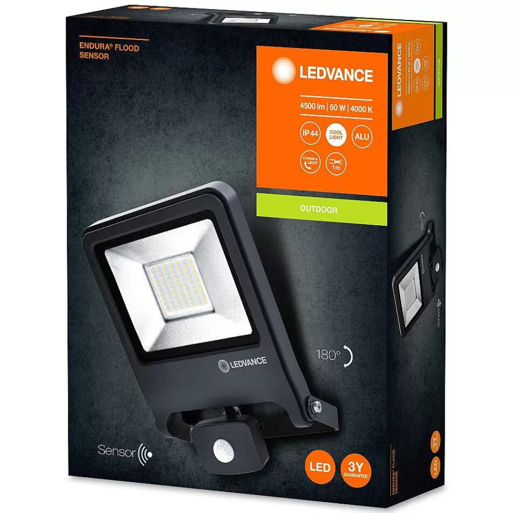 Luminaires Ledvance Spot De Jardin Ledvance Endura® Gris, 1 Lumiere, Detecteur De Mouvement