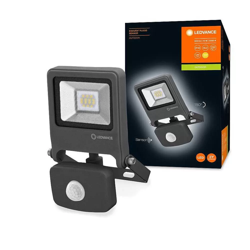 Luminaires Ledvance Spot De Jardin Ledvance Endura® Gris, 1 Lumiere, Detecteur De Mouvement