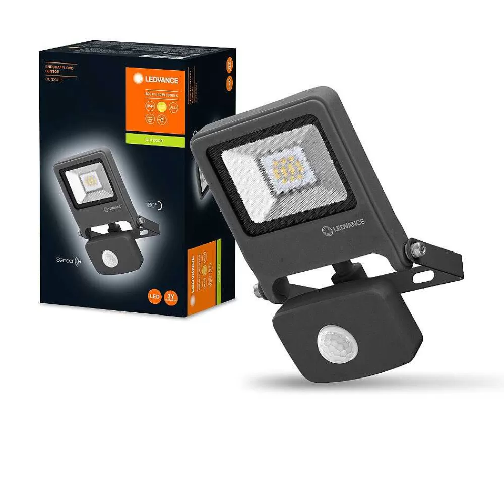 Luminaires Ledvance Spot De Jardin Ledvance Endura® Gris, 1 Lumiere, Detecteur De Mouvement