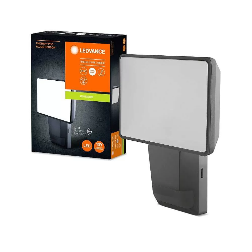 Luminaires Ledvance Spot De Jardin Ledvance Endura® Gris, 1 Lumiere, Detecteur De Mouvement